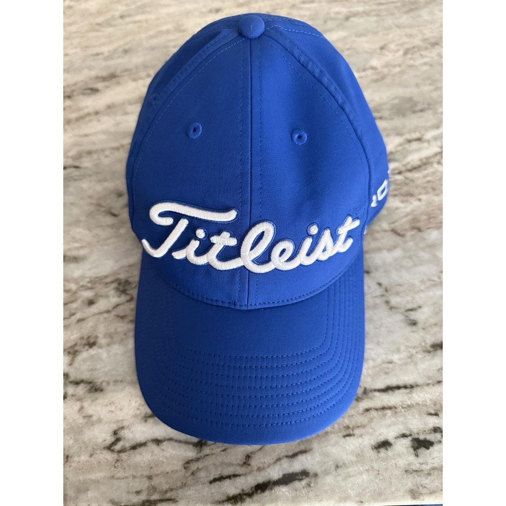 Titleist Pro V1 Hat Cap Strap Back Mens One Size Blue Golf Baseball Adjustable